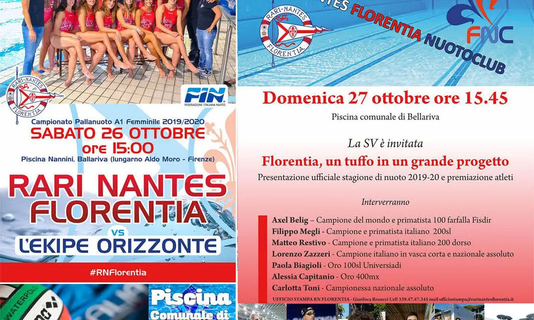 Nuoto & Pallanuoto, a Bellariva sfilano i campioni