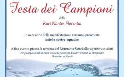 la festa dei campioni, la florentia mette in mostra i suoi “gioielli” alla citta’