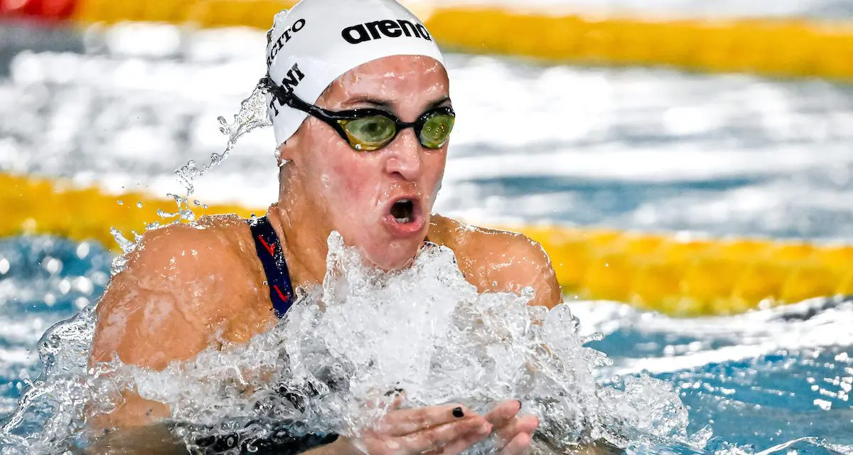 CARLOTTA TONI ARGENTO NEI 200 DORSO E QUINTA MEDAGLIA FLORENTIA