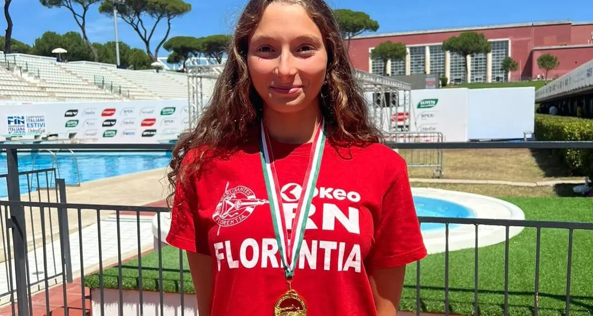 EMMA VITTORIA GIANNELLI NUOVO RECORD ITALIANO 1500 SL JUNIORES