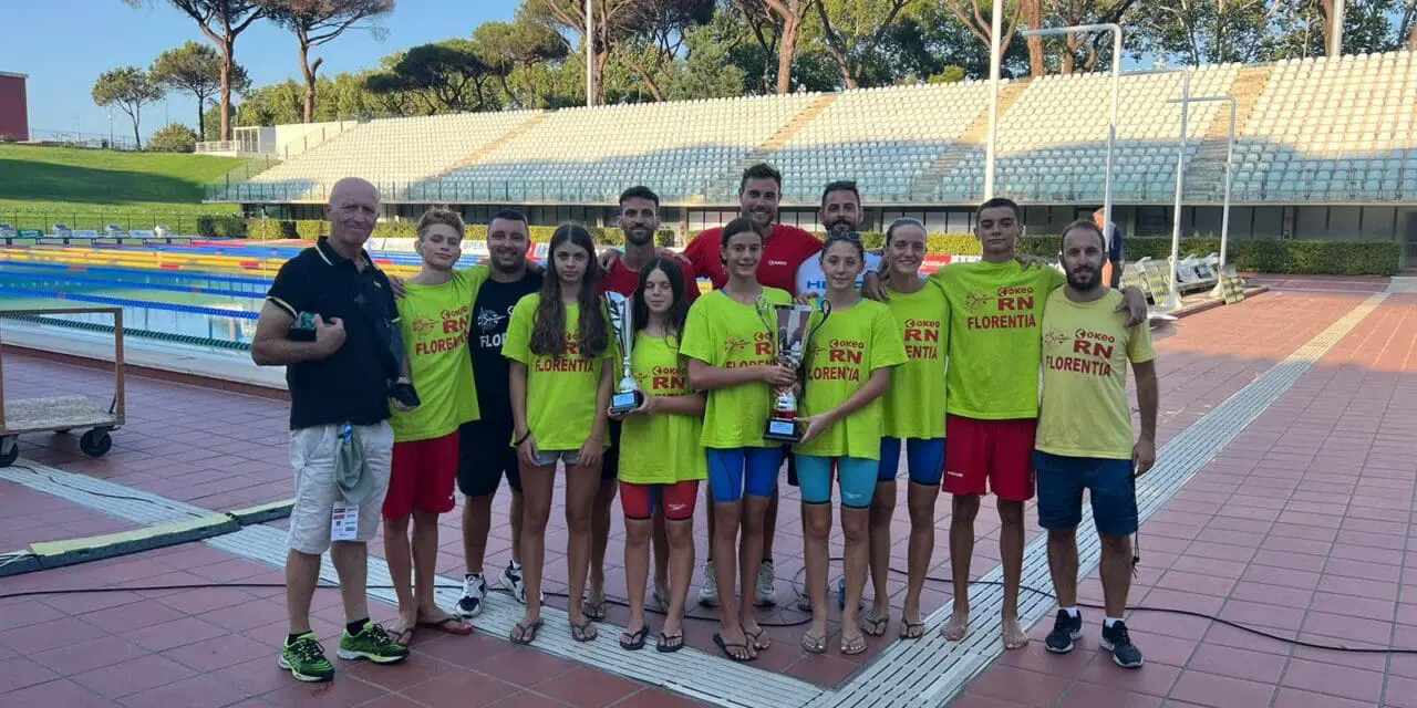 LA FLORENTIA SECONDO TEAM ITALIANO FEMMINILE AGLI ITALIANI DI CATEGORIA