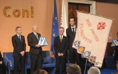 Collare d’oro del Coni alla Rari Nantes Florentia Il premio è stato consegnato dal presidente del consiglio Mario Monti