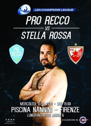 Champions: Pro Recco- Stella Rossa, cominciata la prevendita