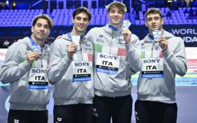 ZAZZERI ARGENTO MONDIALE CON LA STAFFETTA 4X100 SL