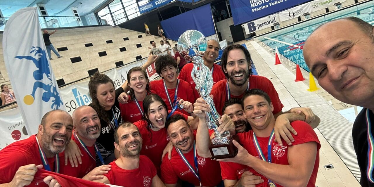 PALLANUOTO PARALIMPICA, LA FLORENTIA CAMPIONE D’ITALIA
