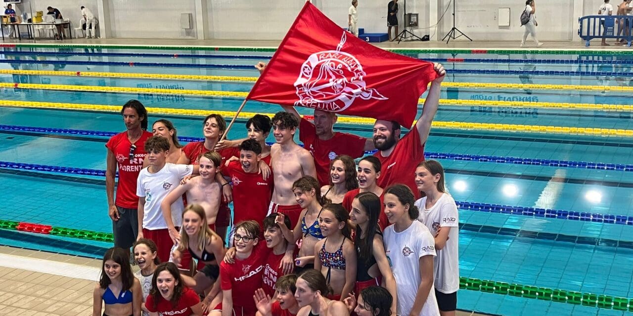 NUOTO, LA FLORENTIA VINCE LA COPPA TOSCANA A SQUADRE ESORDIENTI A