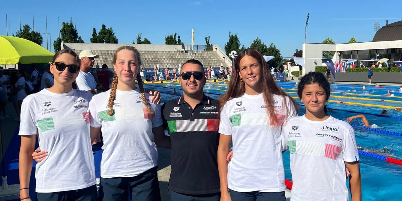 NUOTO EURO JR: LA FLORENTIA METTE IL TIMBRO SULLA SPEDIZIONE AZZURRA