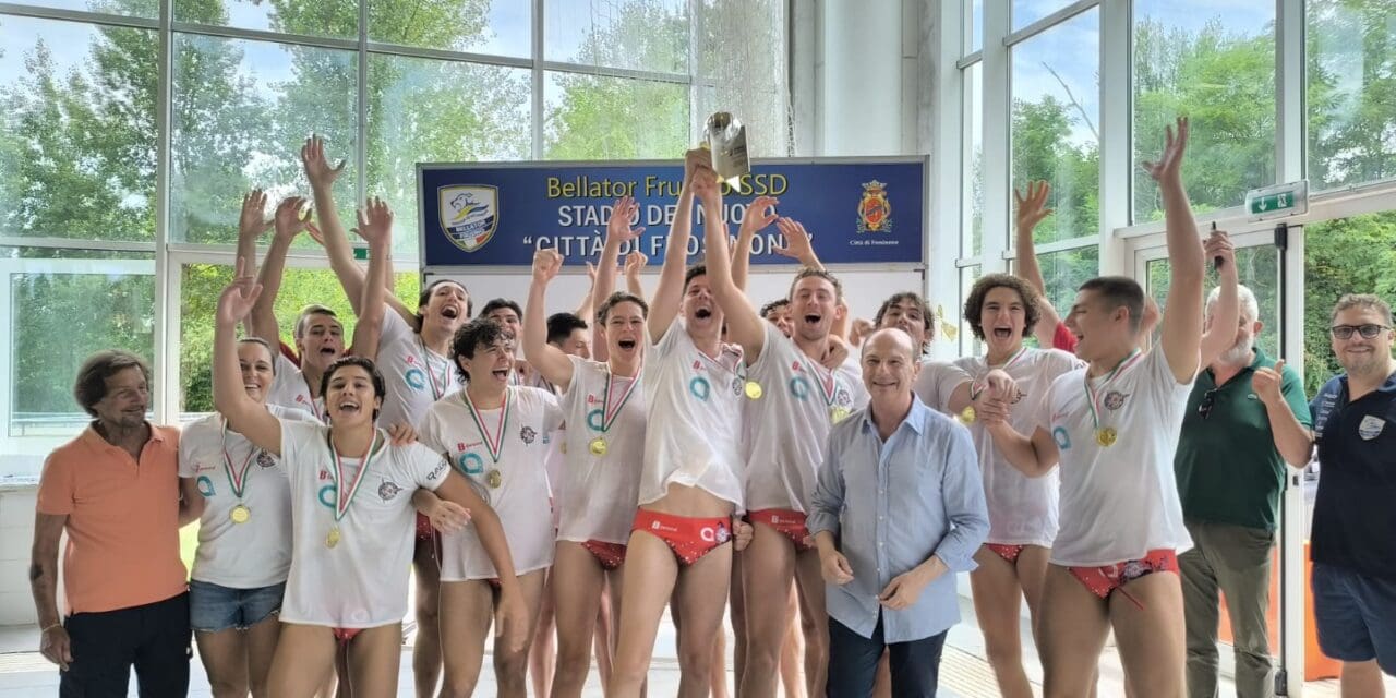 PALLANUOTO JUNIORES, LA FLORENTIA VINCE IL TITOLO NAZIONALE B