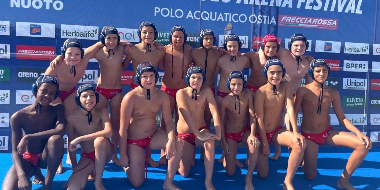 PALLANUOTO GIOVANILE, L’UNDER 12 MASCHILE AL WATERPOLO ARENA FESTIVAL