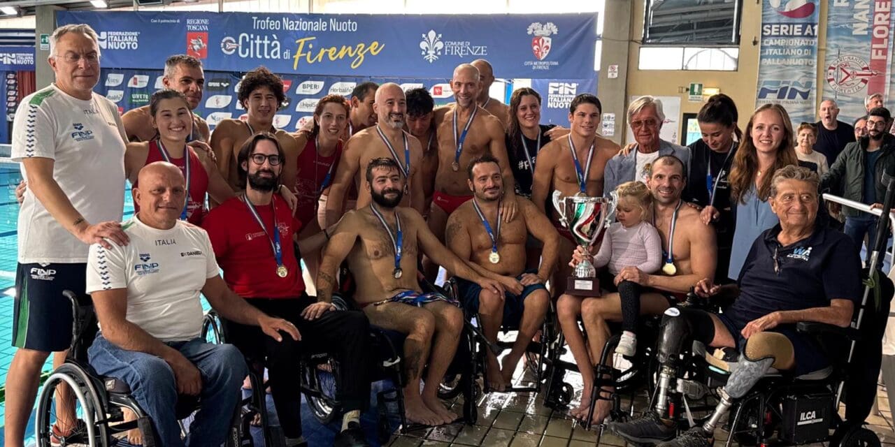 PALLANUOTO PARALIMPICA, COPPA ITALIA GOLD: FLORENTIA REGINA PER LA QUINTA VOLTA CONSECUTIVA