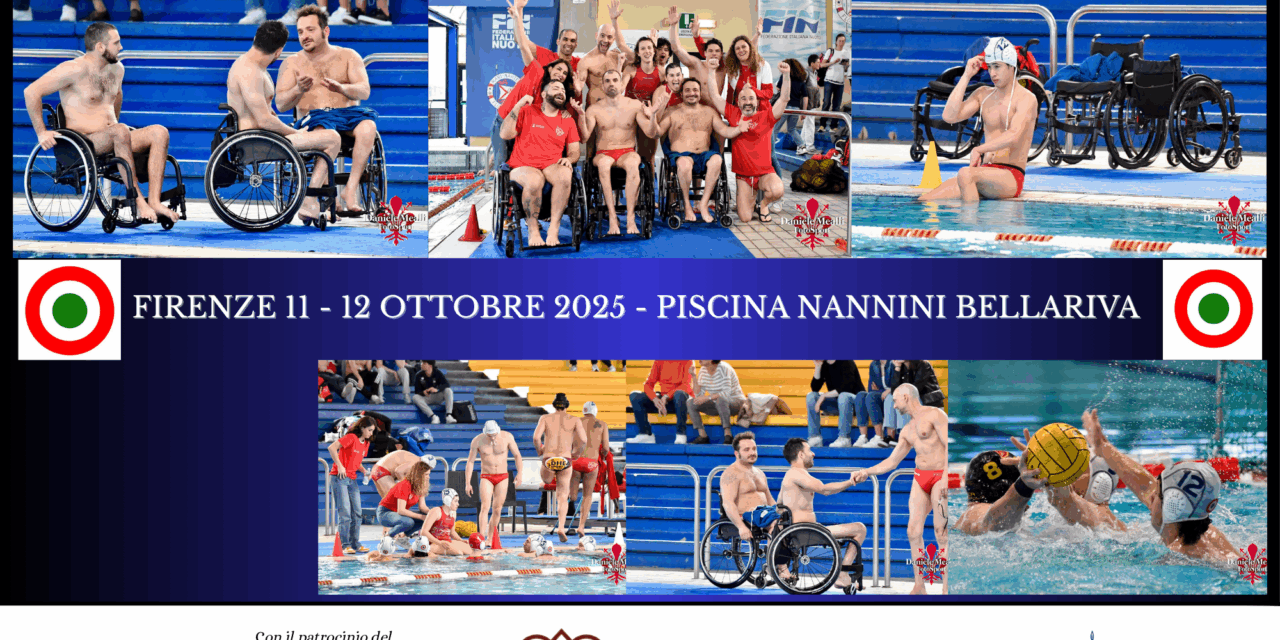 PALLANUOTO PARALIMPICA, FIRENZE E LA FLORENTIA TORNANO PROTAGONISTE