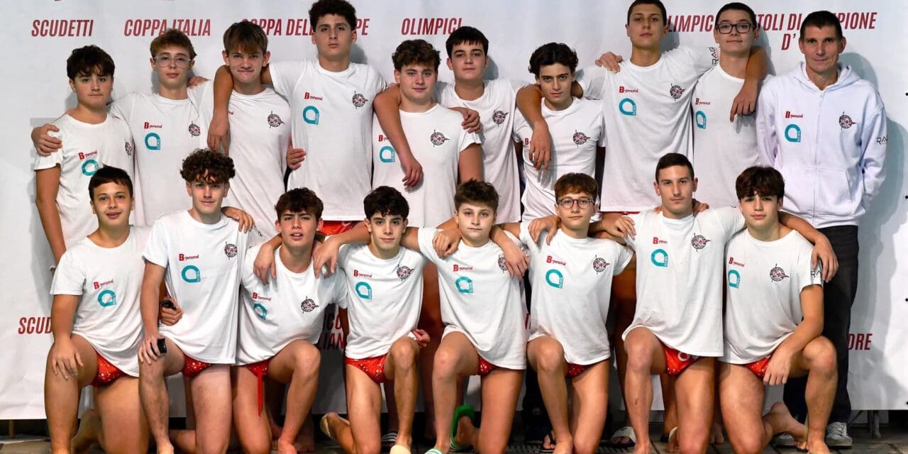 PALLANUOTO GIOVANILE, GLI ALLIEVI DI SIGNORINI IN TESTA ALLA CLASSIFICA