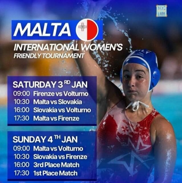 INTERNATIONAL WOMEN`S WATER POLO TOURNAMENT: LE RARI GIRLS AL TORNEO INTERNAZIONALE DI MALTA