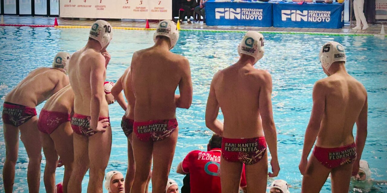 PALLANUOTO JUNIORES B: LA FLORENTIA CHIUDE AL COMANDO, ORA TESTA  AI PLAY OFF