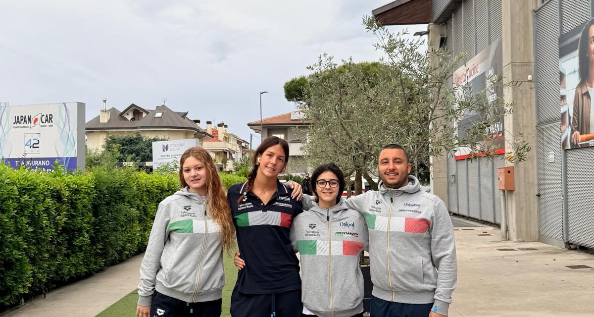 NUOTO: L’ITALIA JUNIOR PREPARA GLI EUROPEI A RICCIONE: LA FLORENTIA RISPONDE PRESENTE CON TRE ATLETE E UN TECNICO