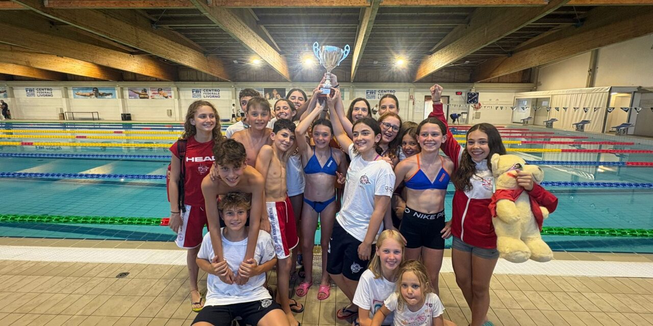 NUOTO: GLI ESORDIENTI A DELLA FLORENTIA D’ARGENTO ALLA COPPA TOSCANA A SQUADRE