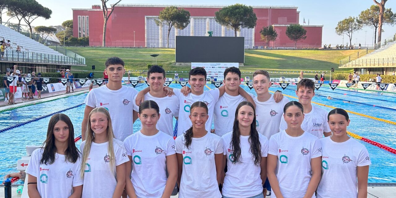 NUOTO: CAPOLAVORO FLORENTIA, PRIMA SOCIETA’ ITALIANA JUNIORES E VICECAMPIONE D’ITALIA FEMMINILE